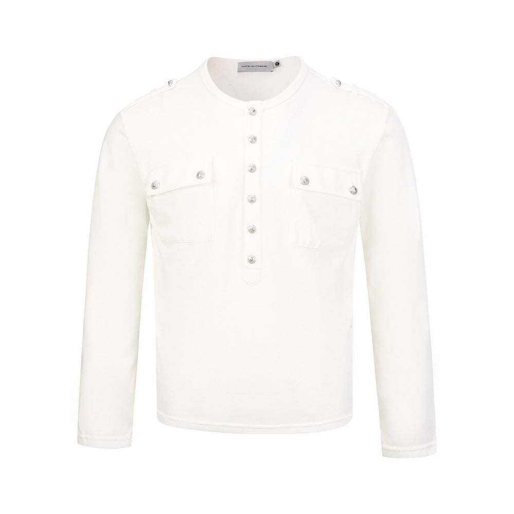 Wool-blend Long-sleeve T-shirt Top