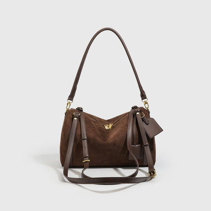 Stylish Minimalist Matte-finish Pillow Bag Large-capacity Commuter Tote For Women