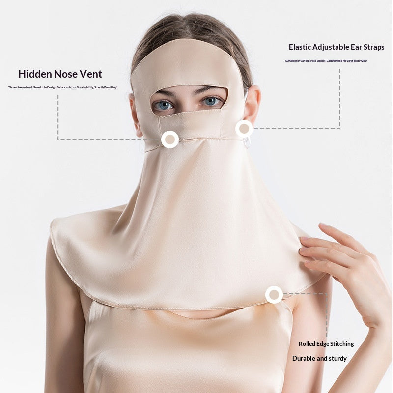 Sun Protective Face Mask For Summer Full Face UV Protection