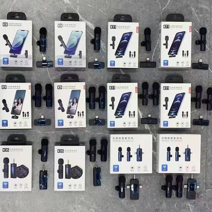 Collar Clip Microphone Outdoor Video Recording Wireless Microphone