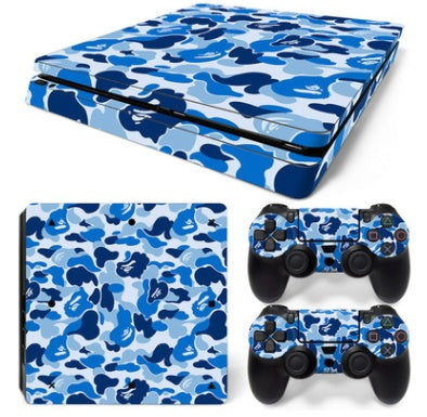 PS4 Slim Skin Sticker – Camouflage Vinyl Decal Wrap with Controller Skins