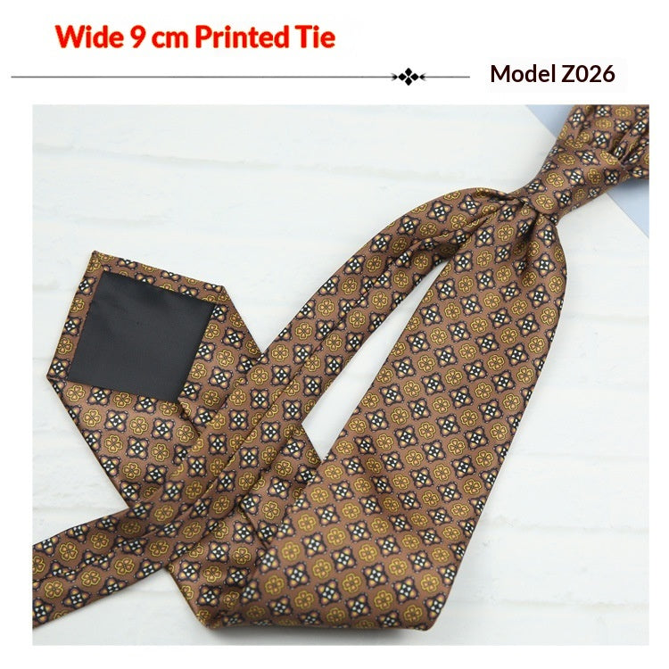 Printed Casual Patterned Vintage Tie