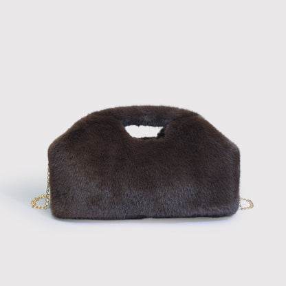 Clutch Handbag With A Chain Can Be Worn Crossbody