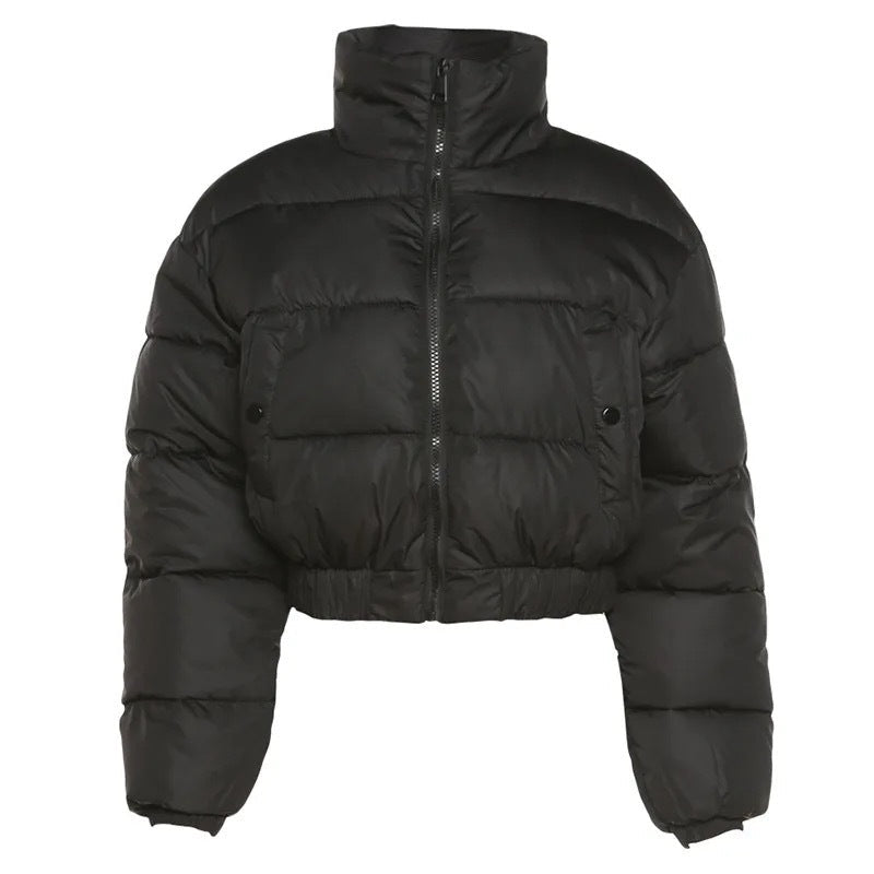 Fashionable Womens Short Loose-fitting Jacket Coat