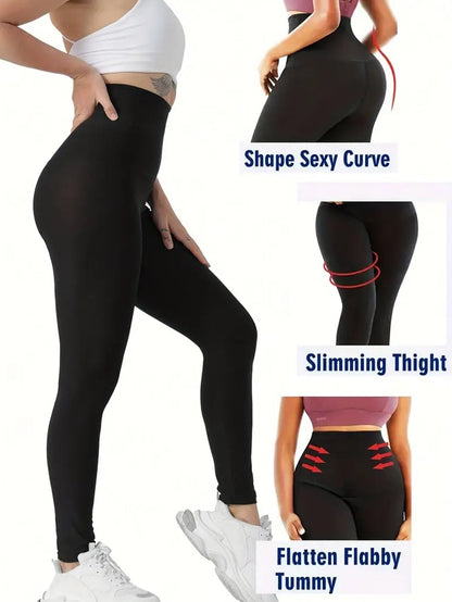 Sauna Sweat Shapewear Shorts Leggings Pants Workout Weight Loss Lower Body Shaper Sweatsuit Exercise Fitness Women