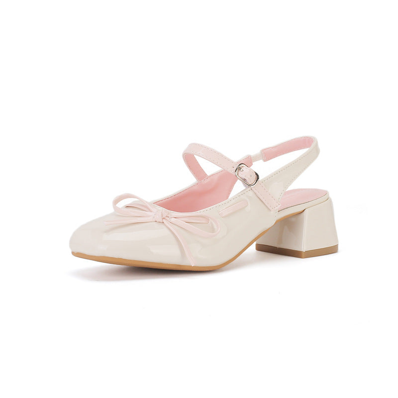 Womens Versatile Sexy Block-heel Pumps