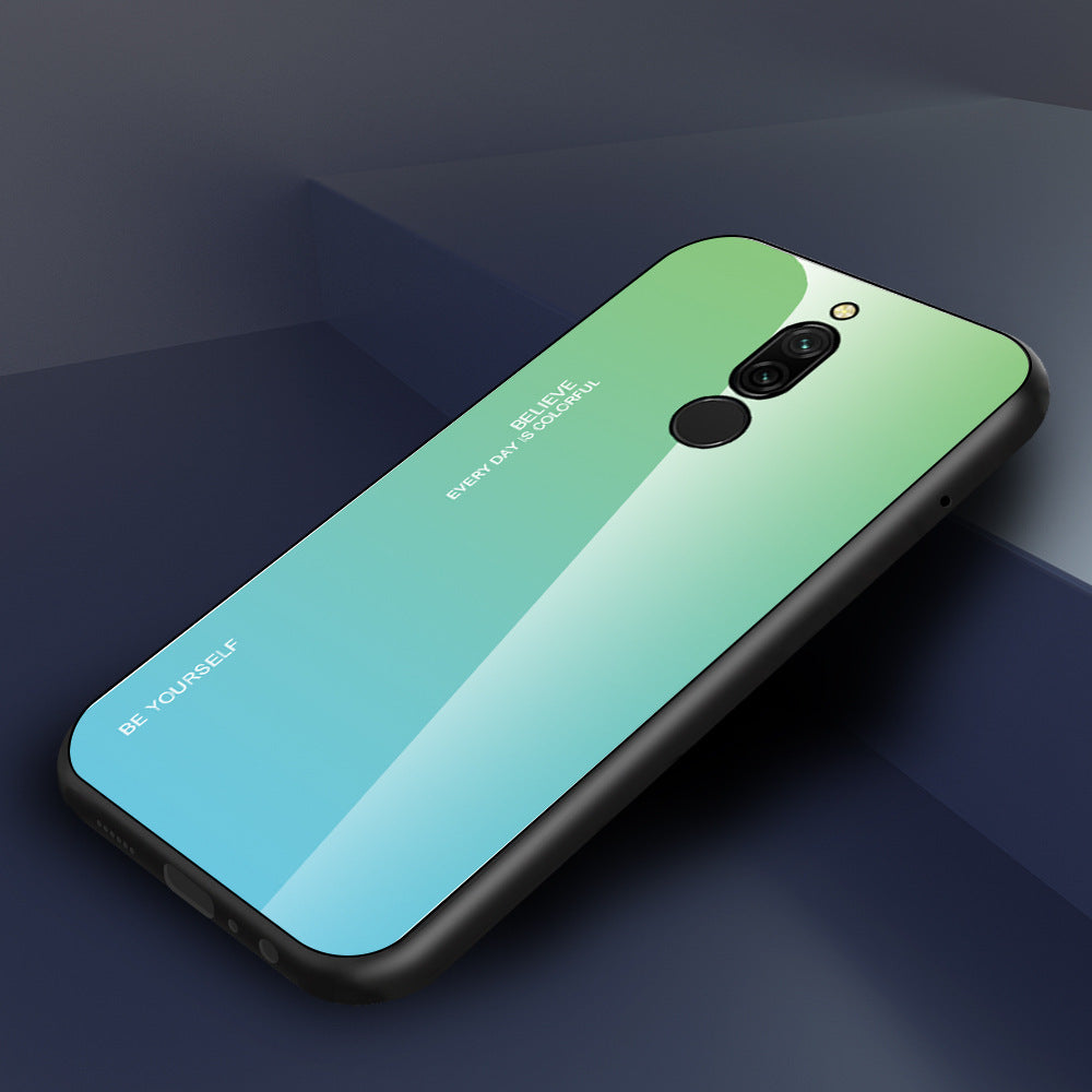 Gradient glass case