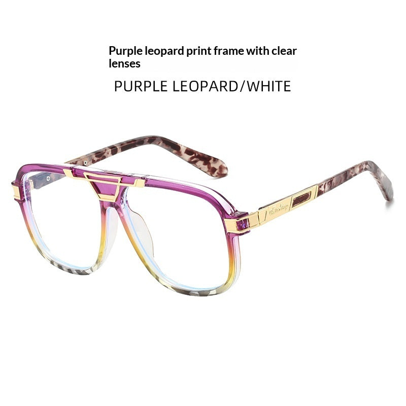 Womens UV-Protective Stylish Dual-Beam Sunglasses