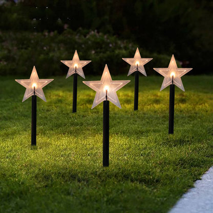 Christmas Snowflake Garden Lights Decor