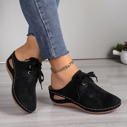 Women's Hollow Out Wedge Slippers