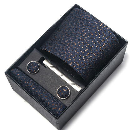 Direct-supply Mens Polyester Yarn-dyed Jacquard Formal Tie