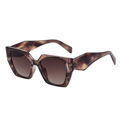 2026 New Fashion Cat-Eye Wide-Tempered Sunglasses For Women, High-End Style, Full-Frame Sunglasses, Same Style As Big-Name Brands