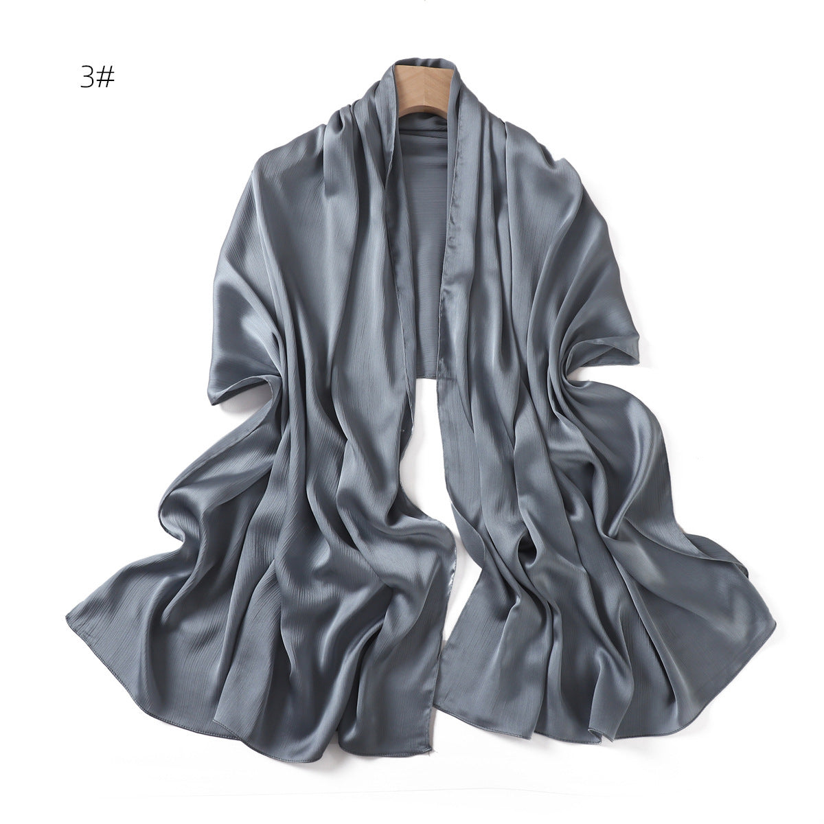 Solid-color Womens Summer Shawl Sunscreen Scarf