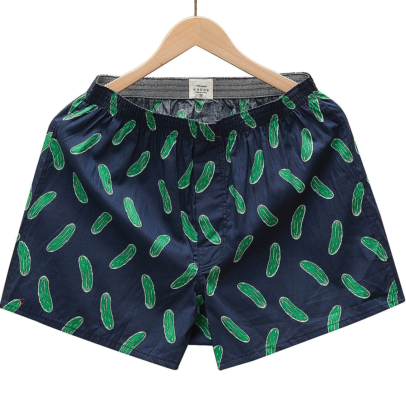Men's Casual Arrow Print Plaid Boxer Briefs