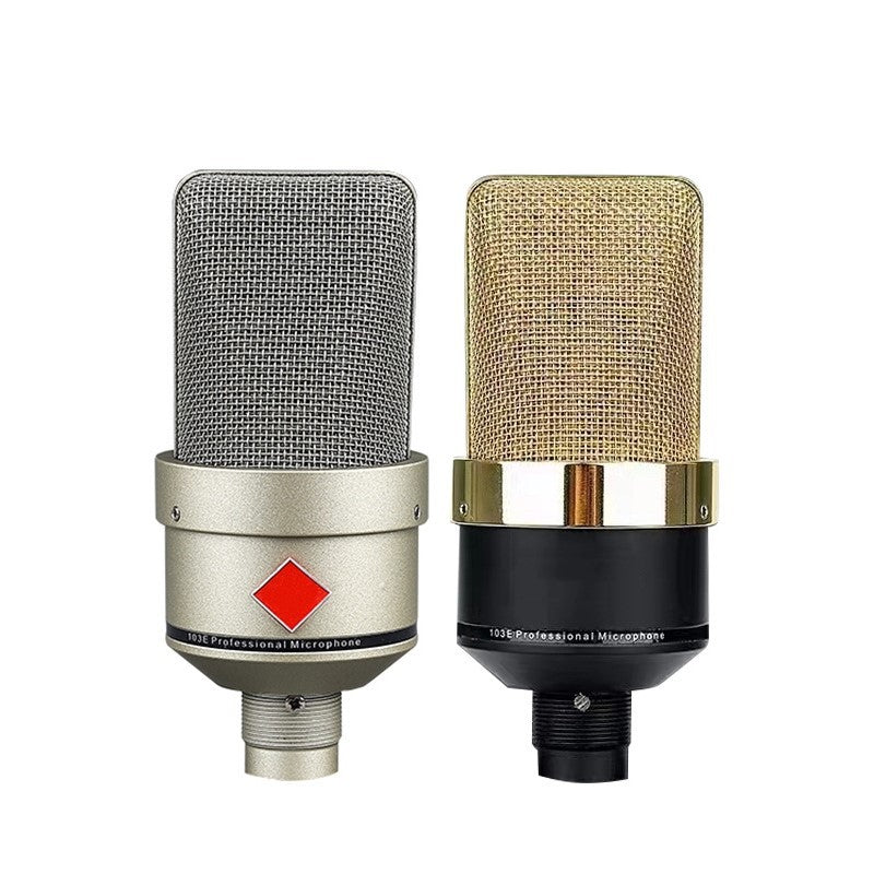 Wired Condenser Microphone Singing Recording Live Broadcast Equipment