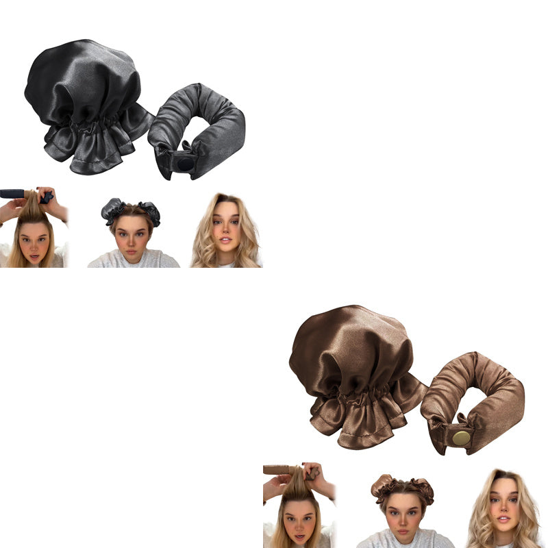 Heatless Cloth-Covered Curling Rod