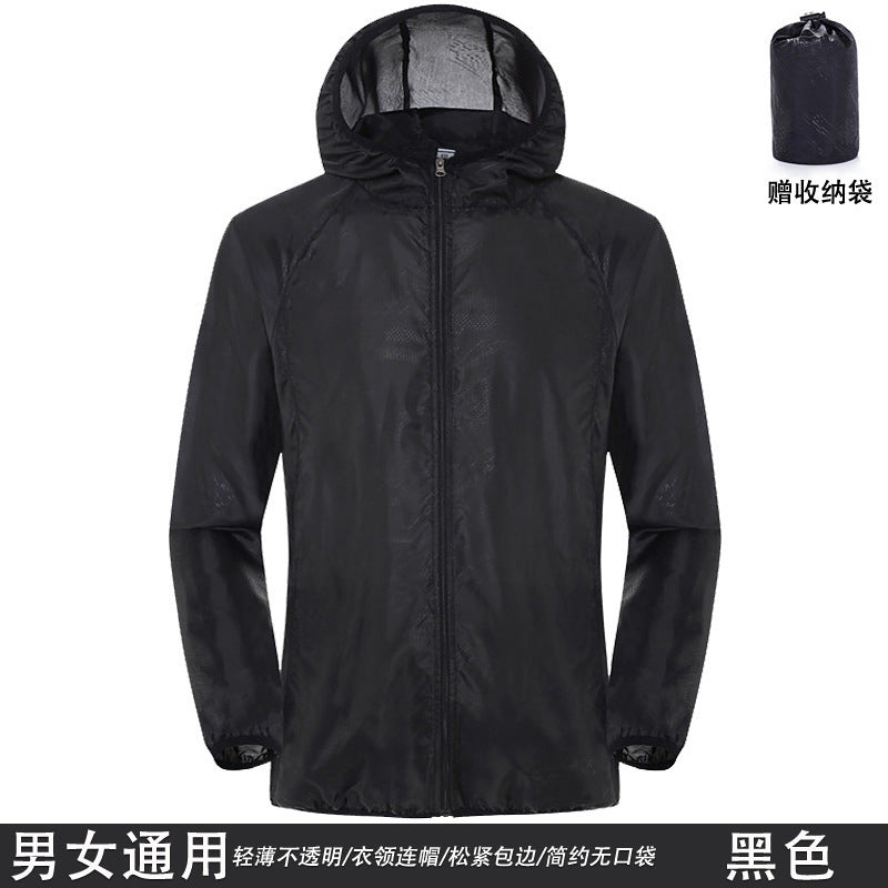 New Sun Protection Clothing Couple Outdoor Skin Clothing Women's UV Protection Sports Skin Windbreaker Sun Protection Clothes Men