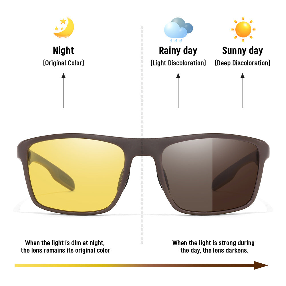 KDEAM Square-frame Polarized Sunglasses