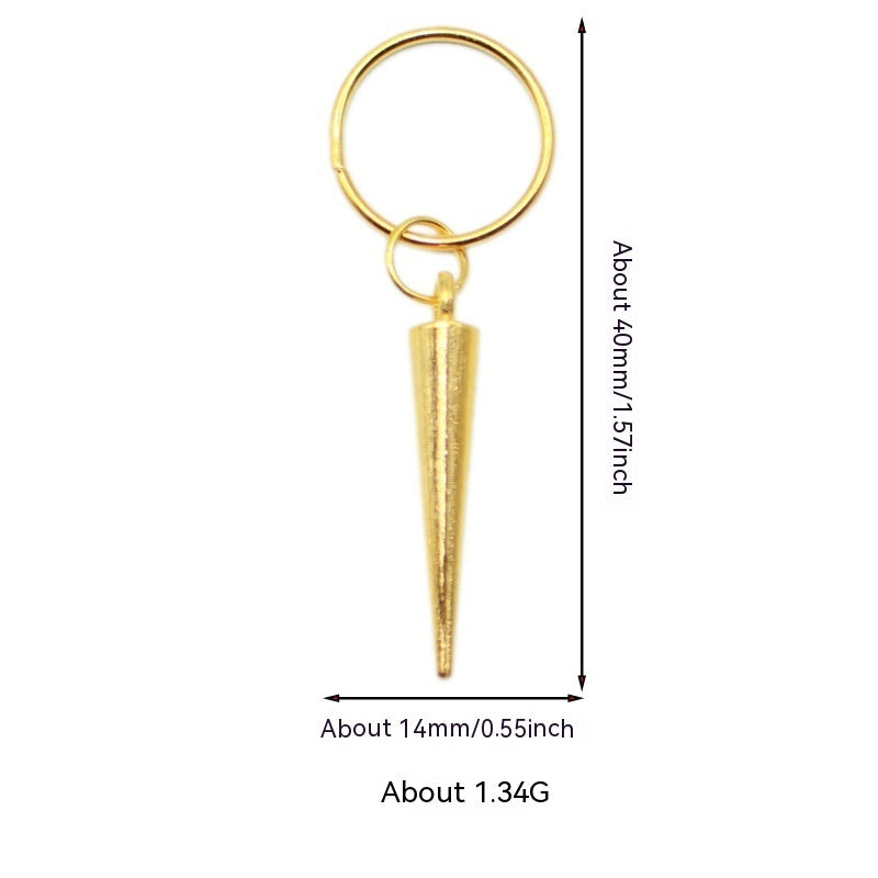 XINGX Lightning Shell Hair Ring with Small Pendant