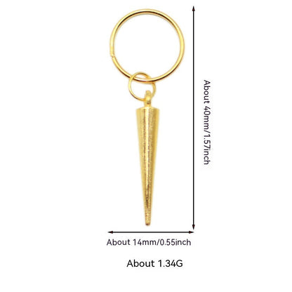 XINGX Lightning Shell Hair Ring with Small Pendant