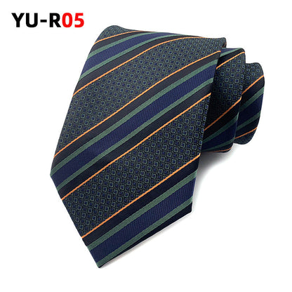 British Gentleman-style Striped Mens Tie For Suiting And Streetwear Coordination