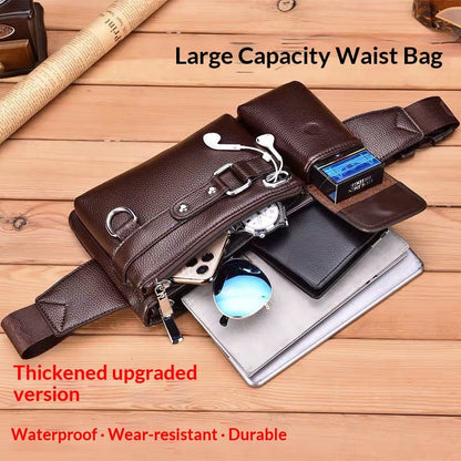 Men's Waist Bag Large-Capacity Multifunction Crossbody Bag