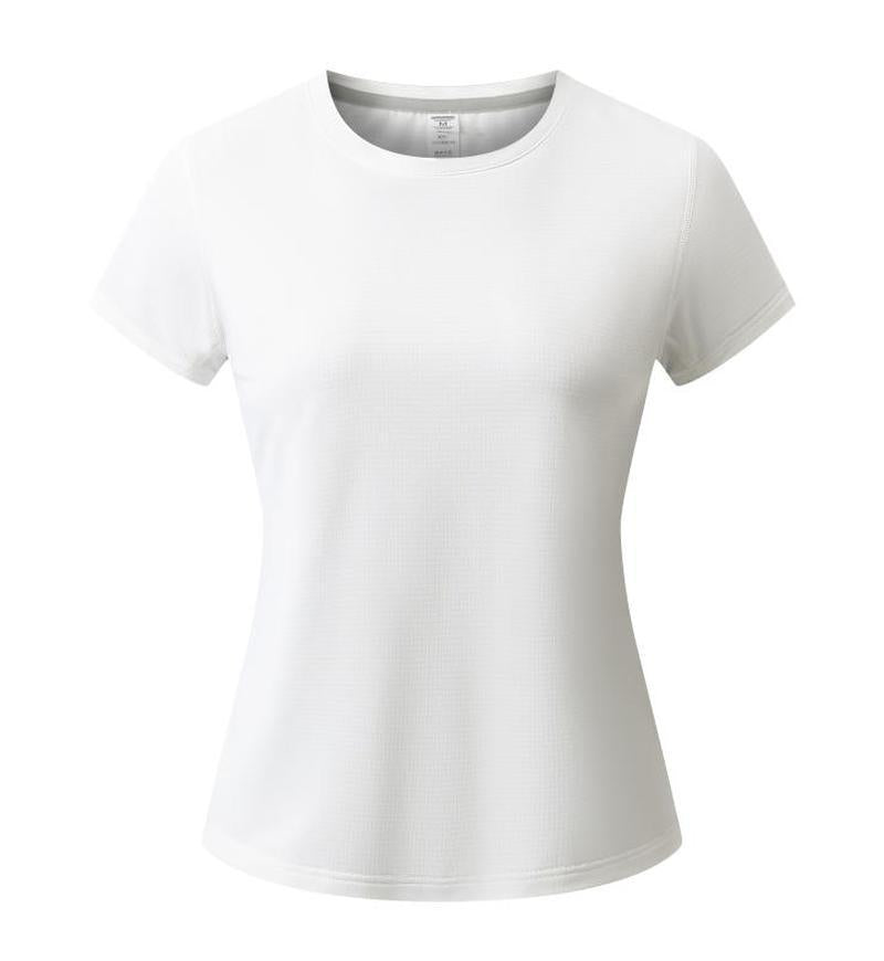 Quick-drying Crewneck T-shirt Summer Short-sleeve Work Uniform