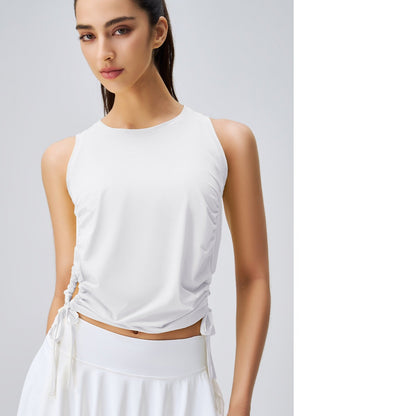 New Women's Yoga Tops For Spring & Summer With Sun Protection, Professional High-End Stylish Fitness Vests, Quick-Dry Sports Shirts For Women