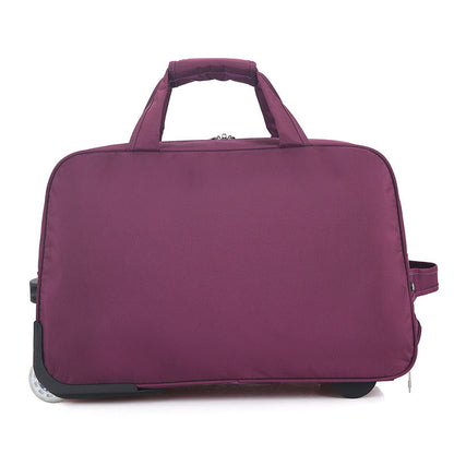 Oxford Cloth Trolley Bag Leisure Travel Folding Luggage