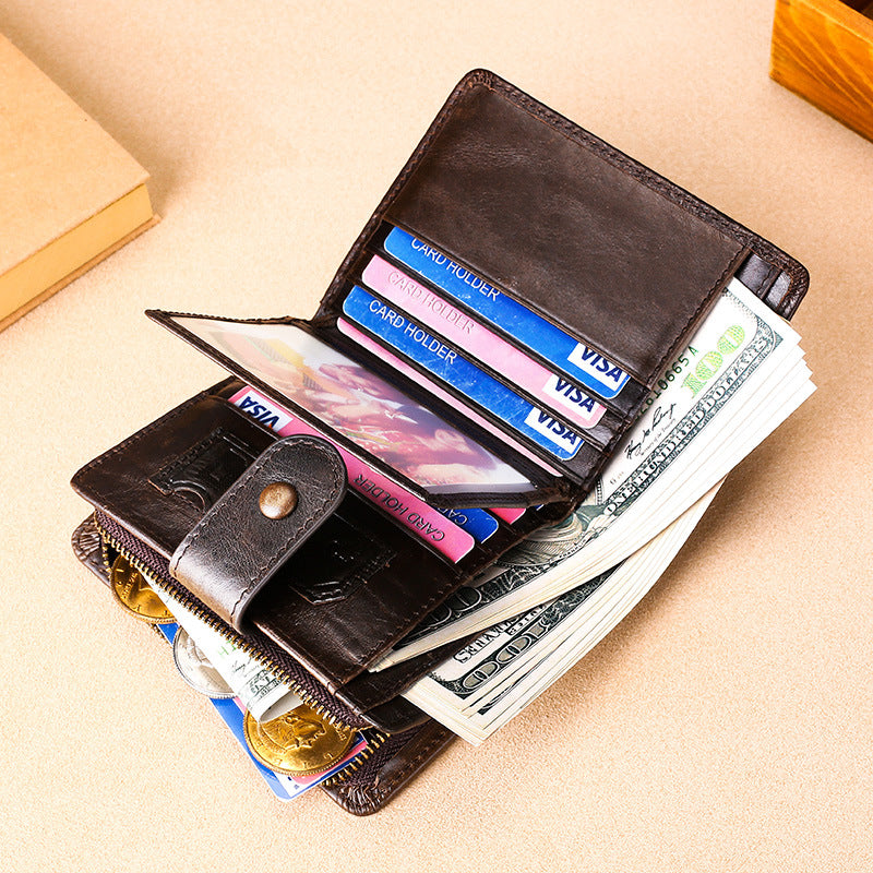 Multi Functional Leather Mens Wallet