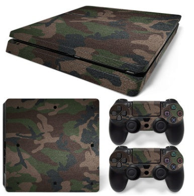 PS4 Slim Skin Sticker – Camouflage Vinyl Decal Wrap with Controller Skins