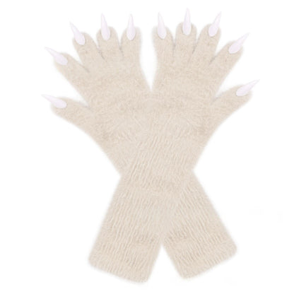 Halloween Silicone Meat Mat Long Gloves