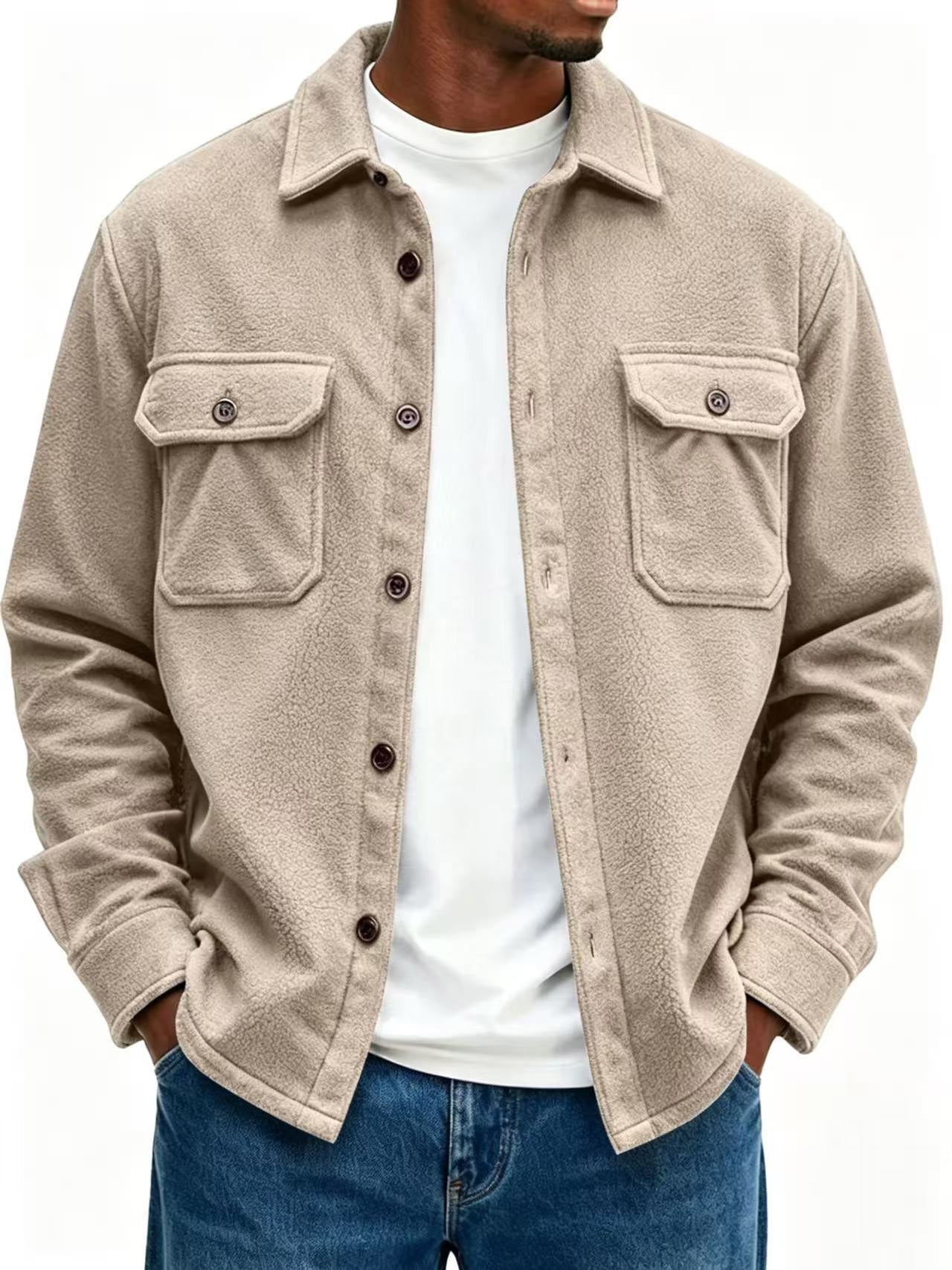 Men's Casual Loose-fit Jacket Coat