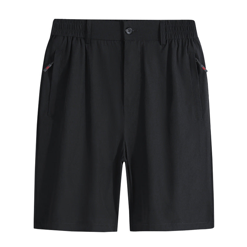 Summer New Arrival Pants Men's Real Ice Silk Nylon Shorts Open Access Control Casual Pants Quick-drying Breathable Pants Plus Size