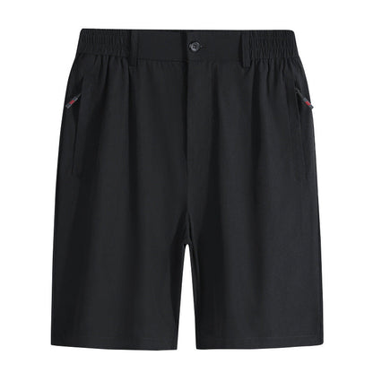 Summer New Arrival Pants Men's Real Ice Silk Nylon Shorts Open Access Control Casual Pants Quick-drying Breathable Pants Plus Size