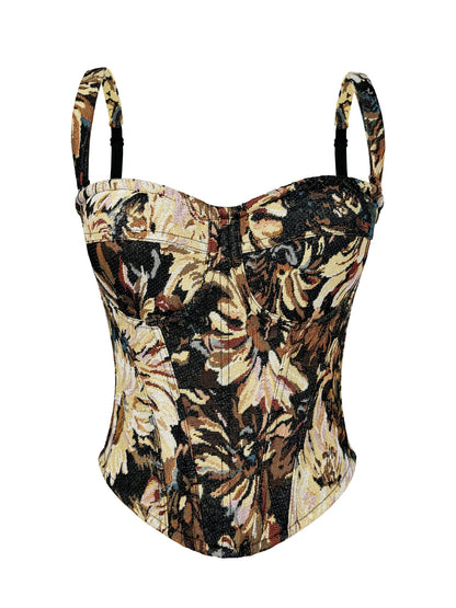 Cross-border New Sexy Strapless Top Sling Inner Lace Outer Wear Pad Retro Court Style Fishbone Bra