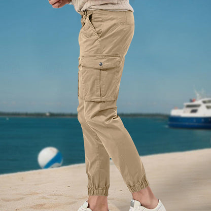 Multi-Pocket Cargo Casual Sports Jogger Pants Versatile And All Season