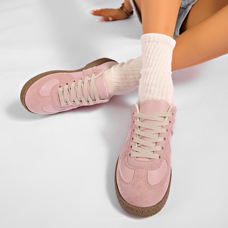 Sports Shoes For Women, German Training Shoes, Flat Bottomed Breathable Casual Board Shoes, German Training Shoes For Women, Lightweight