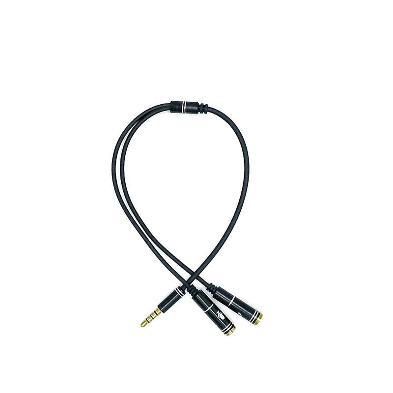 Laptop Headphone Microphone Headset 2-in-1 Adapter Cable