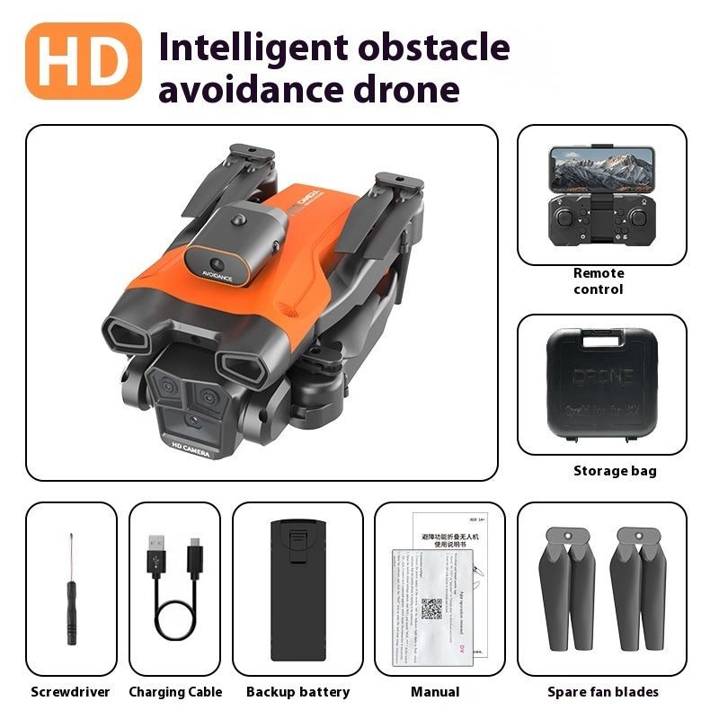 UAV Three-side Obstacle Avoidance Remote Control HD Aerial Photography Four-axis