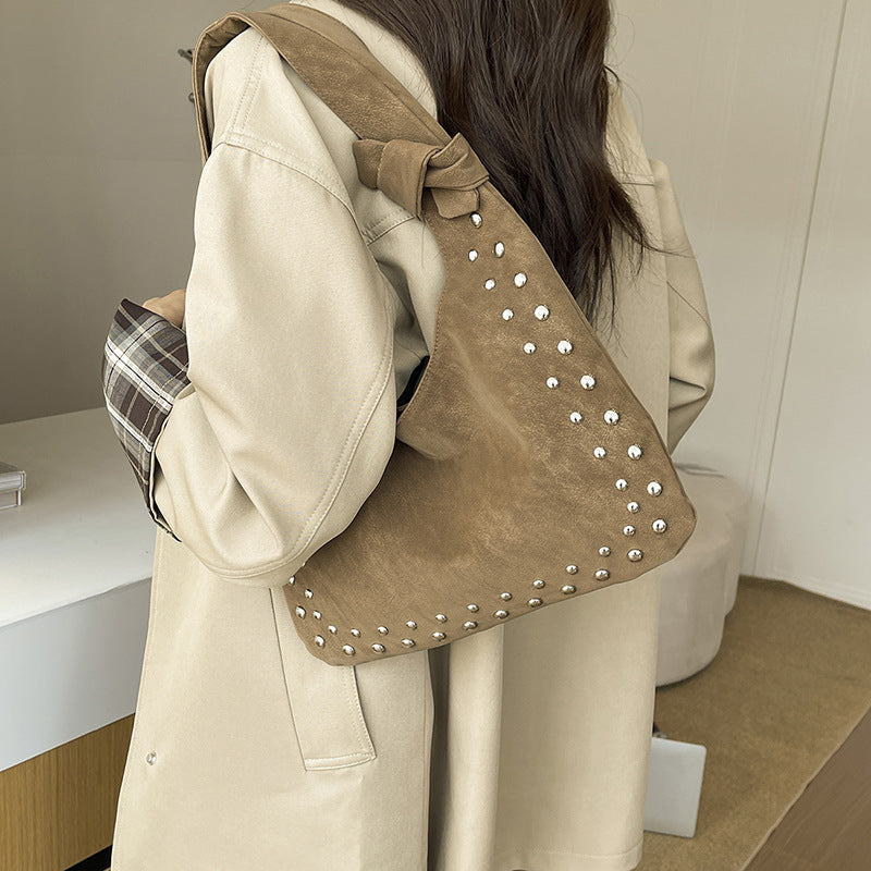Fashionable Vintage Large-capacity Casual Shoulder Bag
