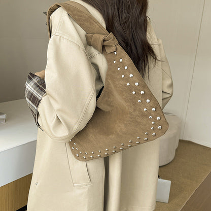 Fashionable Vintage Large-capacity Casual Shoulder Bag