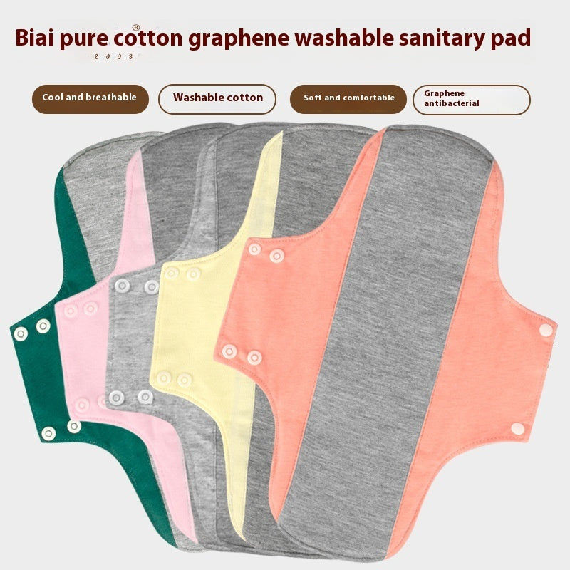 Graphene Protection Mat Cotton Antibacterial Waterproof Sanitary Pads Urine Leakage For The Elderly