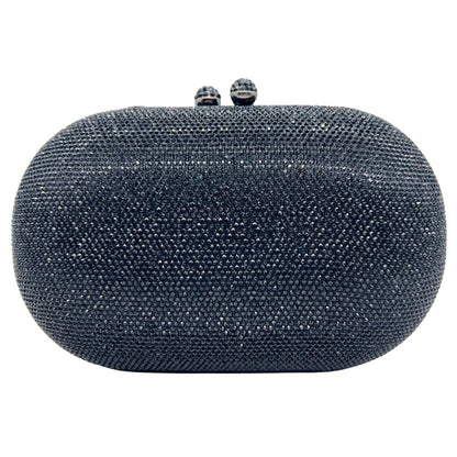 Hot-studded Evening Clutch With A Chain Strap For Banquets