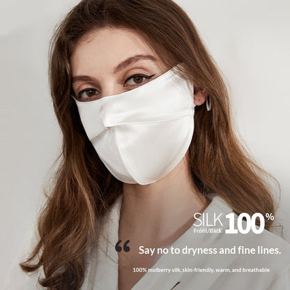 Silk Sun Protection Face Mask Full Face And Neck Coverage UV Protection
