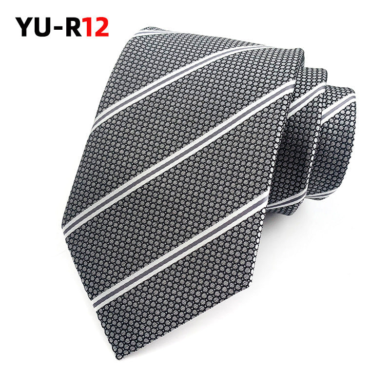 British Gentleman-style Striped Mens Tie For Suiting And Streetwear Coordination