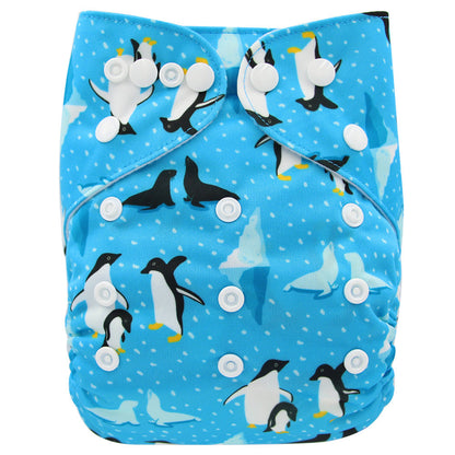 Washable Baby Cloth Diaper Breathable Diaper Pants 0-3 Years Old Baby Adjustable Diaper Leak-proof Diaper