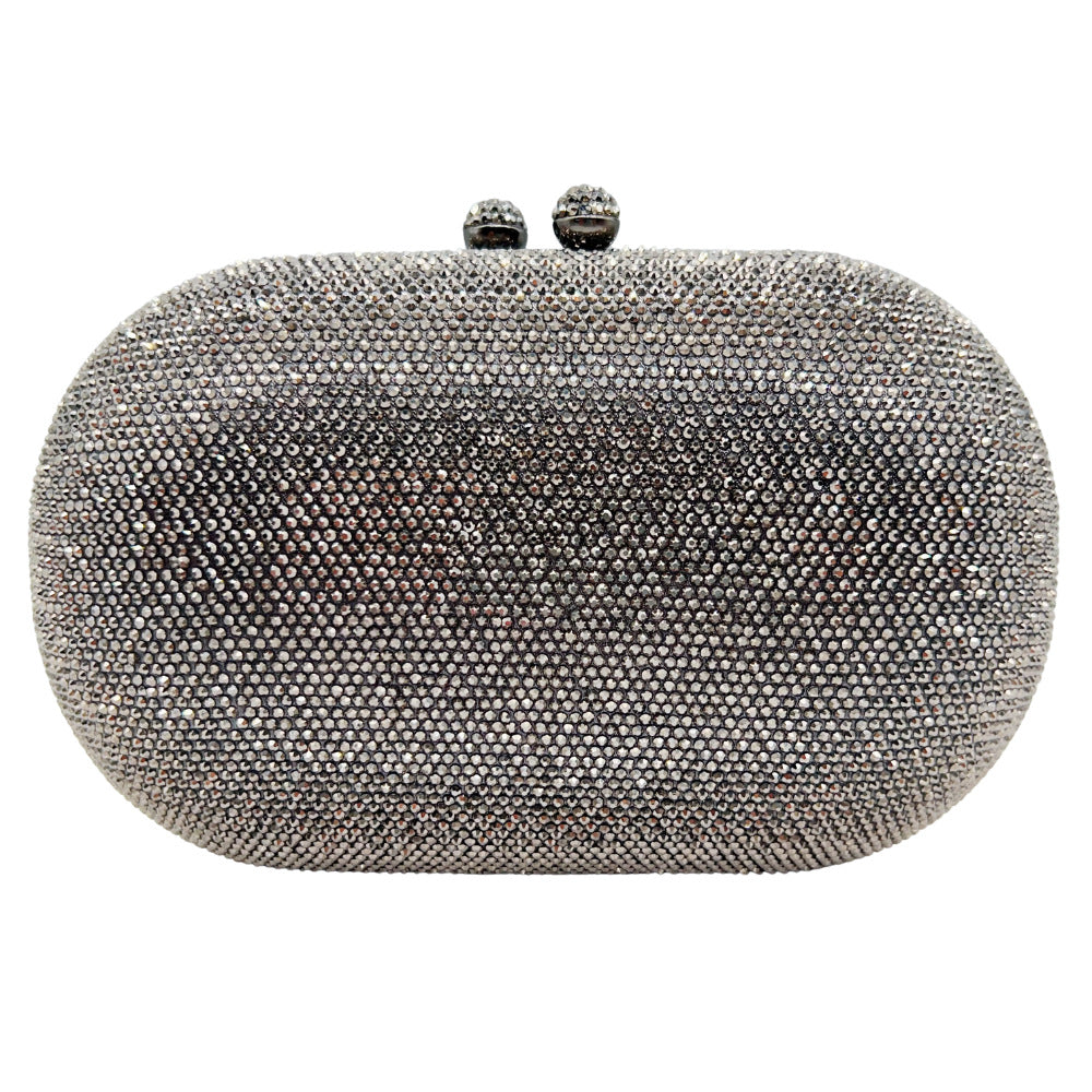 Hot-studded Evening Clutch With A Chain Strap For Banquets