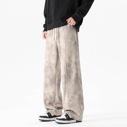 Men's Retro Casual Loose Wide-Leg Pants