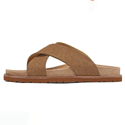 Mens High-end Non-slip Thick-soled Slide Sandals